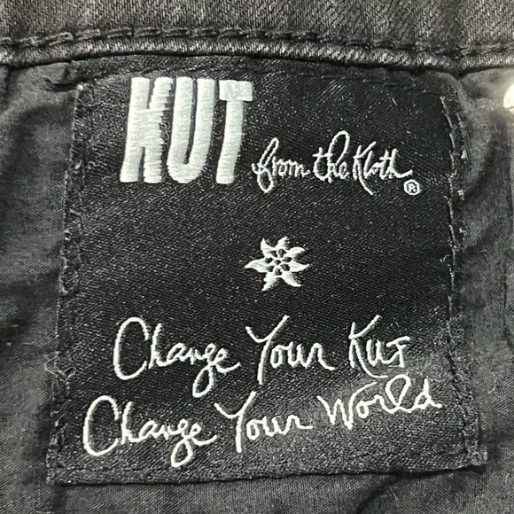 Kut From The Kloth Black Farrah Baby Bootcut Jeans Size 6 Women’s - Picture 2 of 8